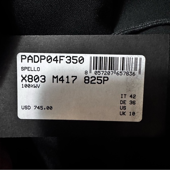 NWT•Fabiana Filippi•Drawstring-Waist Tapered Trousers - Picture 6 of 11